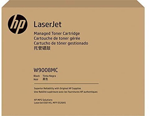 HP Black Managed LJ Toner Cartridge W9008MC