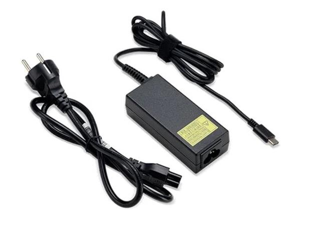Acer 100W USB TYPE-C ADAPTER, BLACK, EU POWER CORD  - pro zařízení s AC adapterem Type-C (retail pack)