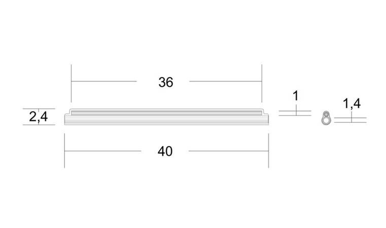 Trubičková Ochrana Optického svaru 40mm Premium OPTIX Transparent 100 Ks