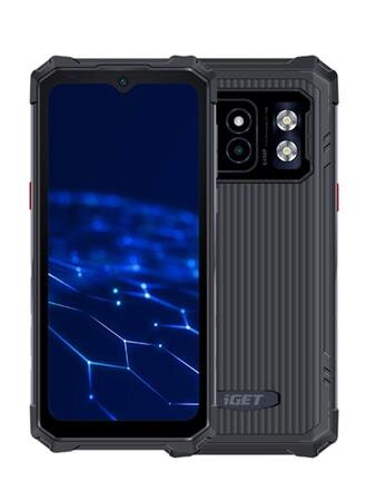 iGET T2 Black - odolný 6,6"/1612x720/Octa-core/8GB/256GB/GPS+Glonass+Beidou/WiFi+BT 5.0/16 MPx+64 MPx/USB-C/Android 16