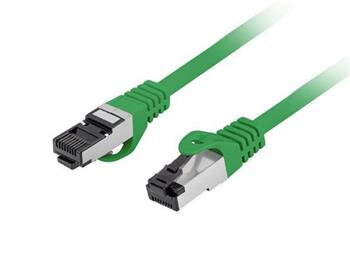 Lanberg PATCHCORD CAT.8.1 S/FTP LSZH CU 1M GREEN FLUKE PASSED