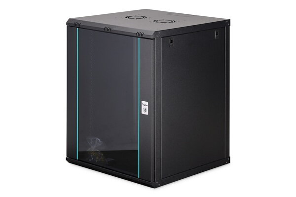 DIGITUS DN-37115 Nástěnná skříň 16U, Dynamic-N, 19", 600x600mm, nesmontovaná černá (RAL 9005)