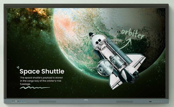 BenQ LCD RE7505E 75" IPS Touch/3840×2160/1200:1/8ms/450 nits/HDMI/USB/SPDIF/RS-232/RJ-45/Repro