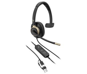 HP Poly Mission 815  náhlavní souprava Mono USB-C +USB-C/A