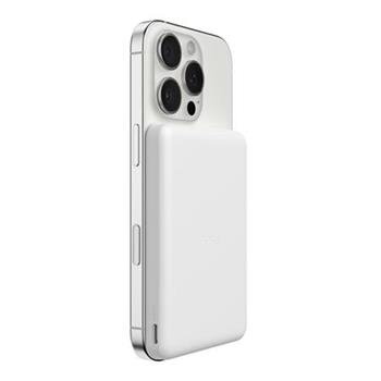 Belkin BOOST CHARGE™ Qi2 Magnetická Bezdrátová PowerBanka, 5000mAh, slim, bílá