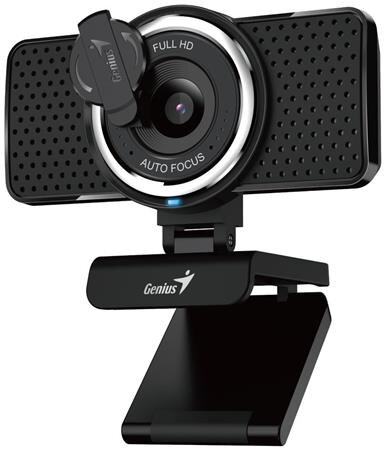 Genius ECam 8020AF,Webkamera, Full HD, 1920×1080, 30fps, autofocus, mikrofon, krytka soukromí, USB, USB-C, černá
