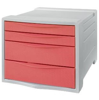 NOBO Zásuvkový box Esselte Colour'Breeze, korálová