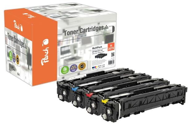 PEACH kompatibilní toner HP No 207X MultiPack, bk, c, m, y, 1x3150, 3x2450 výnos