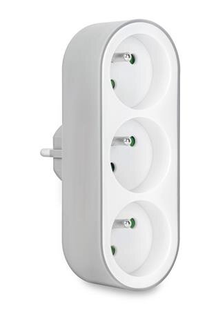 CONNECT IT Rozbočovací adaptér Tripple Split , 3 zásuvky (bíla)