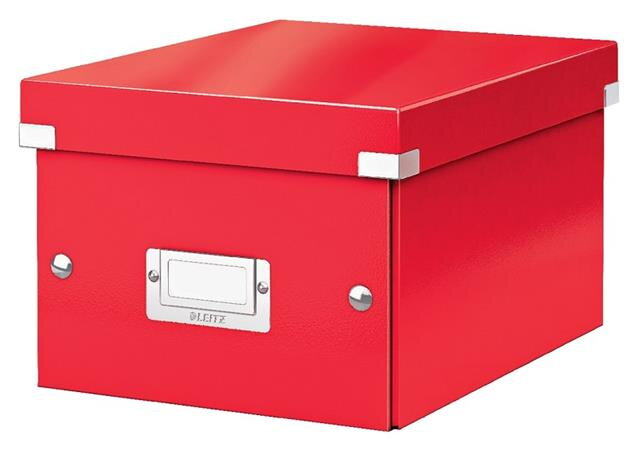 LEITZ Univerzální krabice  Click&Store, velikost S (A5), červená