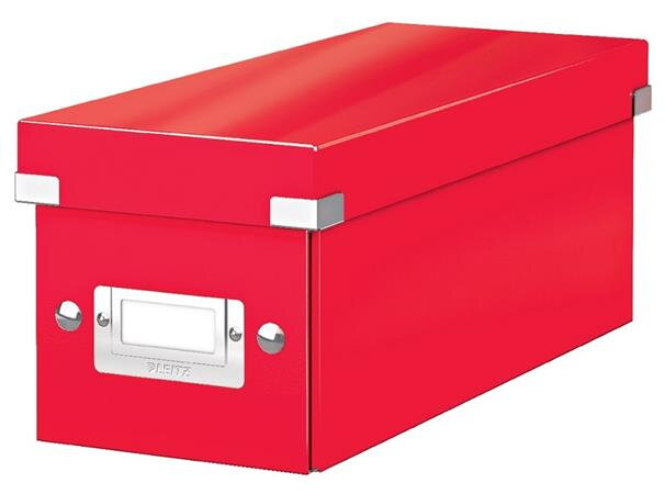 LEITZ Krabice na CD  Click&Store, červená