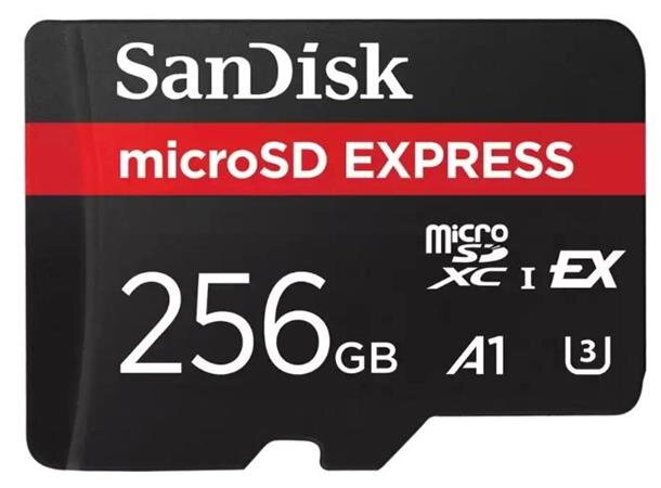 SanDisk Express microSD Card, 256GB Up to 880MB/s Read, Up to 650MB/s Write, 210MB/s Sustained Write, U3, C10