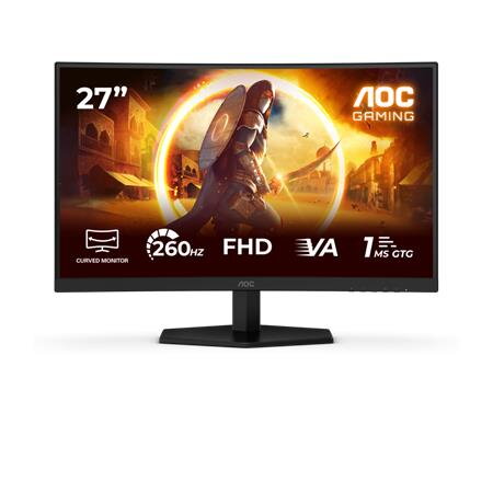 AOC LCD herní C27G42ZE 27" zakřivený VA/1920x1080@260Hz/0,3ms/300cd/HDMI/DP/VESA
