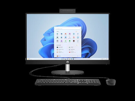 HP AIO 24-cr0028nc/24'' IPS FHD AG/i7-1355U/16GB/512GB SSD/Iris Xe/5xUSB/1xHDMI/RJ-45/90W/2y/WIN 11 Home/Black
