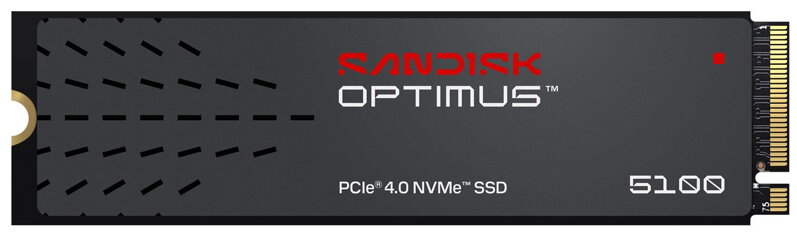 SANDISK OPTIMUS 5100 SSD NVMe 4TB PCIe, Gen4, (R:6900, W:6700MB/s)