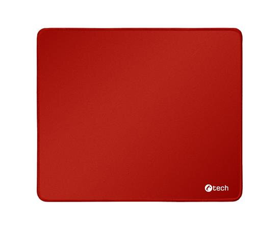 C-TECH podložka pod myš MP-01, červená, 320x270x4mm, obšité okraje