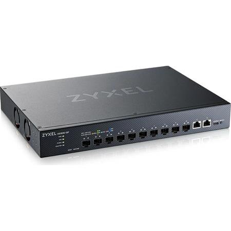 Zyxel XS1935-12F, 10-port 10G L3 Smart Managed Fiber Switch, 2 Multi-Gigabit Ports, hybrid mode