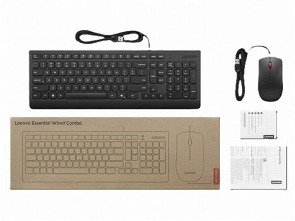 Lenovo Essential Wired Combo Keyboard and Mouse (Czech/Slovakia)