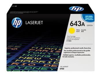 HP toner 643A/Yellow/10 000 stran HP toner 643A/Yellow/10 000 stran