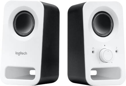 Logitech repro Z150 Multimedia Speakers/ 2.0/ 3W/ 3.5mm jack/ Snow White-bílý