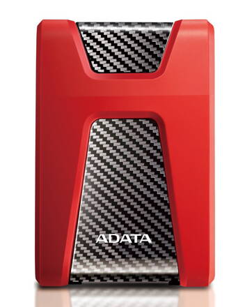ADATA HD650 2TB HDD / Externí / 2,5" / USB 3.1 / červený