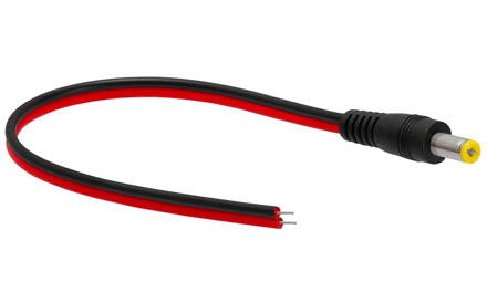 XtendLan Napájecí kabel/pigtail s jedním konektorem (jack 2,1mm samec) k zařízení, 30cm
