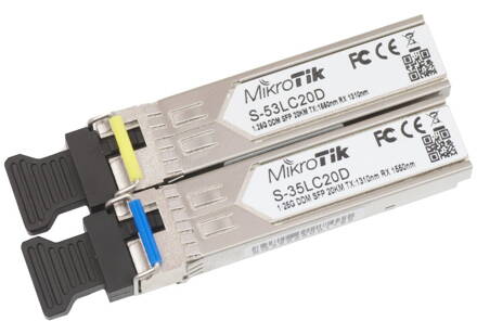 MikroTik S-35 / 53LC20D Gigabit WDM single-mode MiniGBIC modul (SFP)
