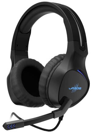 HAMA uRage gamingový headset SoundZ 400/ drátová sluchátka + mikrofon/ USB/ citlivost 115 dB/ černý