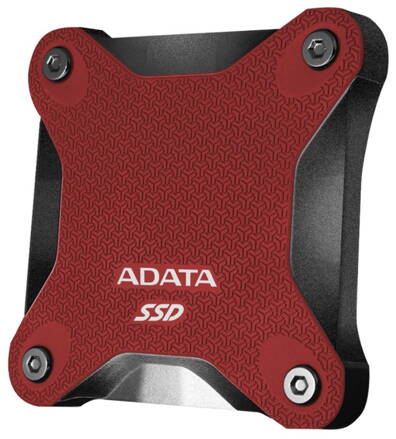 ADATA SD600Q 240GB SSD / Externí / USB 3.1 / červený