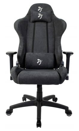 AROZZI herné kreslo TORRETTA Soft Fabric/ látkový povrch/ tmavo šedá