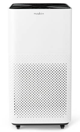 NEDIS čistička vzduchu/ 4 rýchlosti/ rozsah 45 m2/ výkon 35 W/ šum 30-54 dB/ indikátor kvality vzduchu/ biela