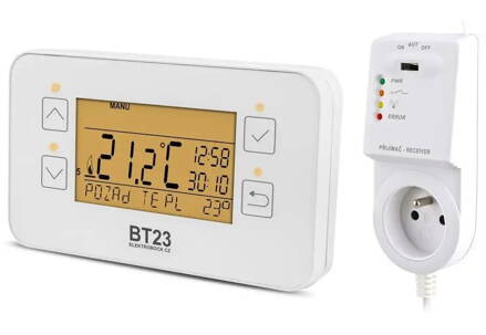 ELEKTROBOCK BT23 RF Bezdrôtový termostat s dotykovým ovládaním