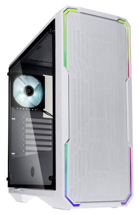 BitFenix skříň Enso Mesh / ATX / 2x120mm / 2xUSB 3.0 / ARGB / tvrzené sklo / bílá