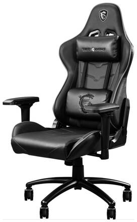 MSI herná/kancelárska stolička MAG CH120I/ čiernostrieborná