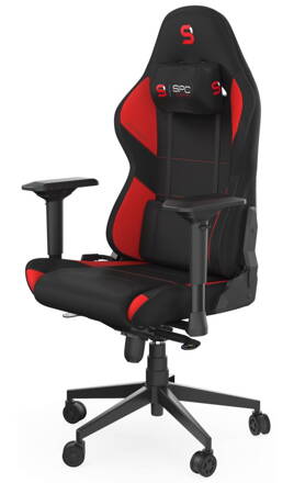 SPC Gear SR600F RD herné kreslo textilné čiernočervené