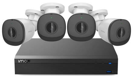 Imou PoE 1080p KIT/ 2Mpix/ 4x kamera F22A/ 1x NVR rekordér/ pokrytie IP67/ 1TB HDD