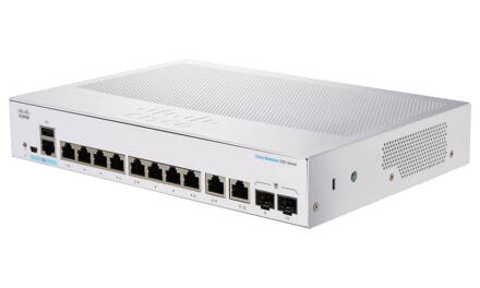 Cisco CBS350-8T-E-2G-EU 8-port GE Managed Switch, 2x1G Combo, Ext PS