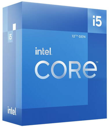 INTEL Core i5-12400 / Alder Lake / LGA1700 / max. 4,4GHz / 6C/12T / 18MB / 65W TDP / BOX vč. chladiče