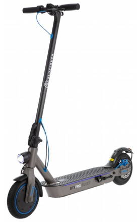 BLUETOUCH elektrická kolobežka BTXPRO/ výkon 350W/ rýchlosť až 30 km/h/ dojazd 40 km/ batéria Li-Ion 11,4 Ah/ strieborná