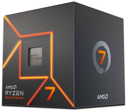 AMD Ryzen 7 7700 / LGA AM5 / max. 5,3GHz / 8C/16T / 40MB / 65W TDP / BOX a chladič Wraith Prism