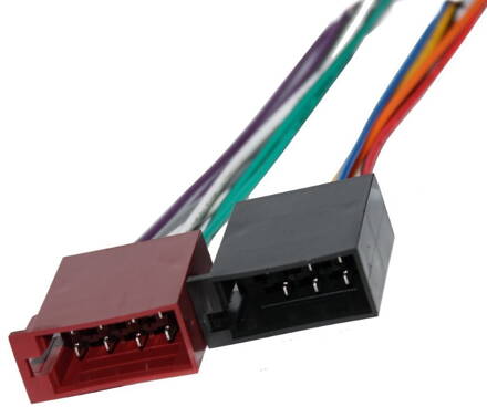 OEM konektor ISO/ 5-pin napájací -  8-pin repro/ sada k autorádiu