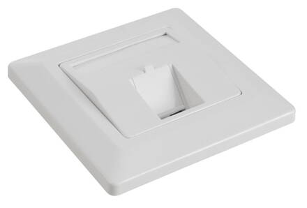 Solarix Eth.Zás. modulárny pre 1 keystone pod omietku biela SX9-1-0-WH