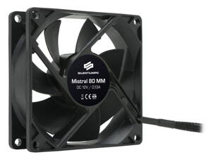 SilentiumPC přídavný ventilátor Mistral 80/ 80mm fan/ ultratichý