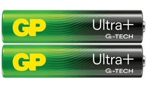 GP alkalická baterie 1,5V AAA (LR03) Ultra Plus 2ks blistr