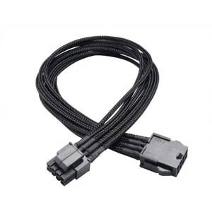 AKASA prodlužovací kabel pro VGA FLEXA P8 8pin(4+4) (M) na 8pin(M) / AK-CBPW08-40BK / černý / 40cm