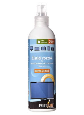 Čistící sprej PRINTLINE 250 ml - pro obrazovky LCD/CRT
