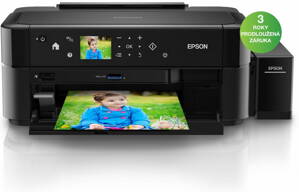 Epson FOTO L810/ 5760 x 1440/ A4/ LCD/ 6 farieb/ Čítačka/ Potlač DVD/ USB/ 3 roky záruka po registrácii
