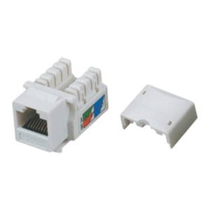 DATACOM Keystone RJ45 UTP CAT5 (DUAL) MINI biely