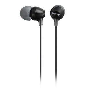 SONY sluchátka do uší MDREX15LPB/ drátová/ 3,5mm jack/ citlivost 100 dB/mW/ černá