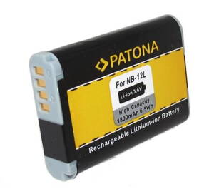 PATONA baterie pro digitální kameru Canon NB-12L 1800mAh Li-Ion